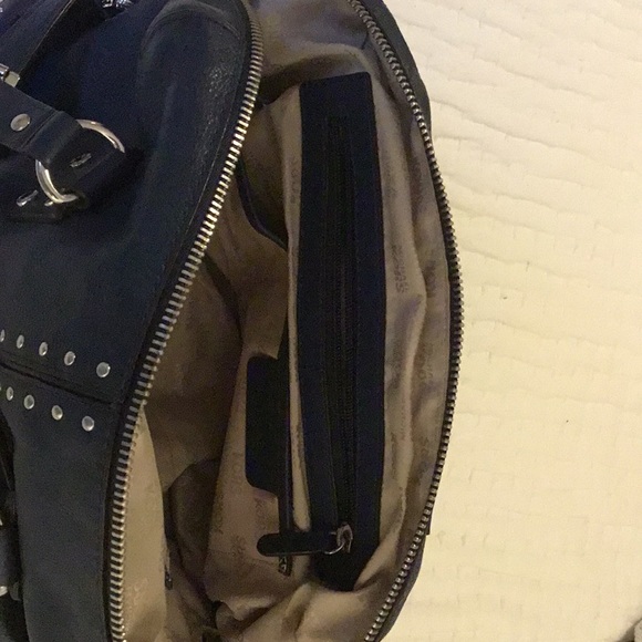 Beautiful Michael Kors blue leather stud bag - Picture 3 of 6